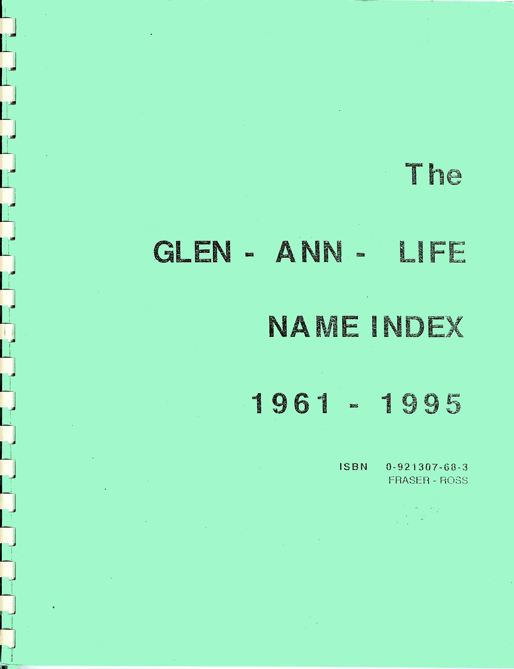 the Glen Ann Life Index
